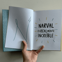 UN LIBRO DE NARVAL Y MEDU: NARVAL UNICORNIO MARINO