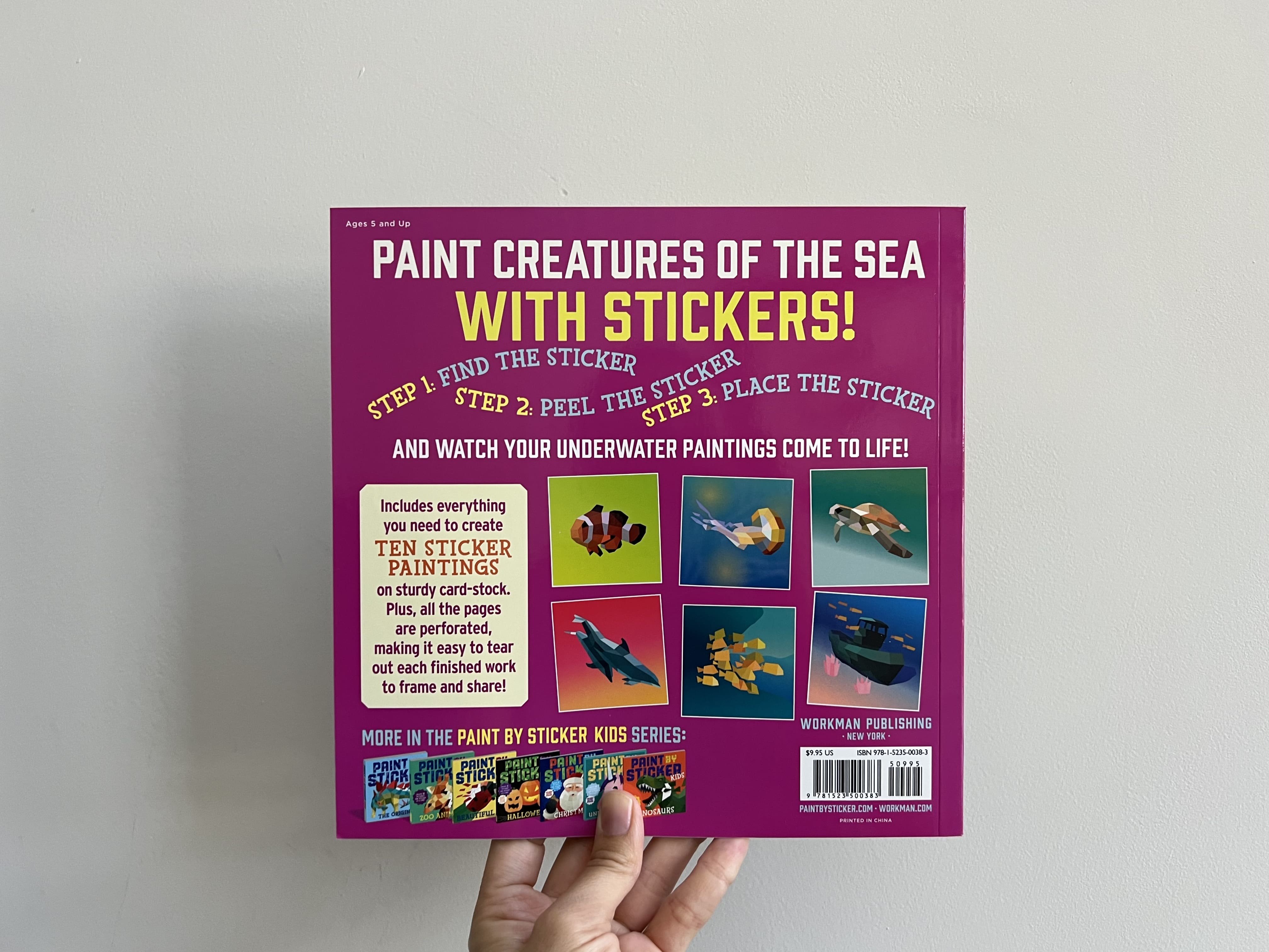 PAINT BY STICKER KIDS: UNDER THE SEA – feli.shopmx