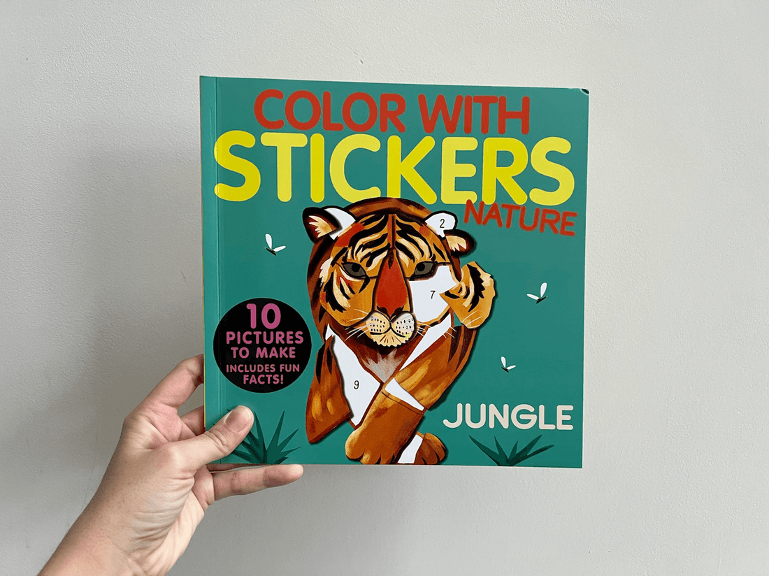 COLOR WITH STICKERS: NATURE JUNGLE