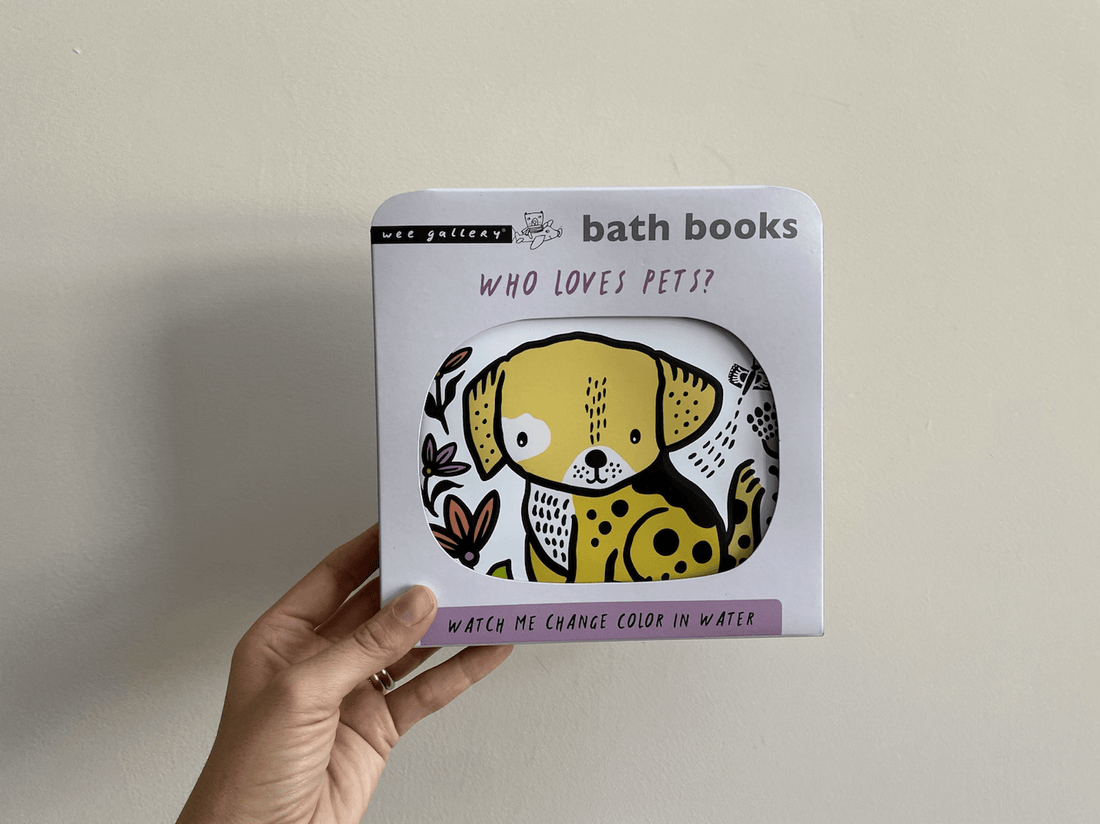 BATH BOOKS. WHO LOVES PETS?