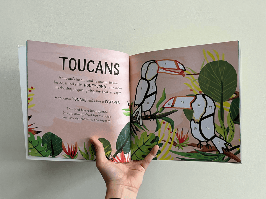 COLOR WITH STICKERS: NATURE JUNGLE