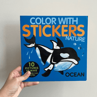 COLOR WITH STICKERS: NATURE OCEAN